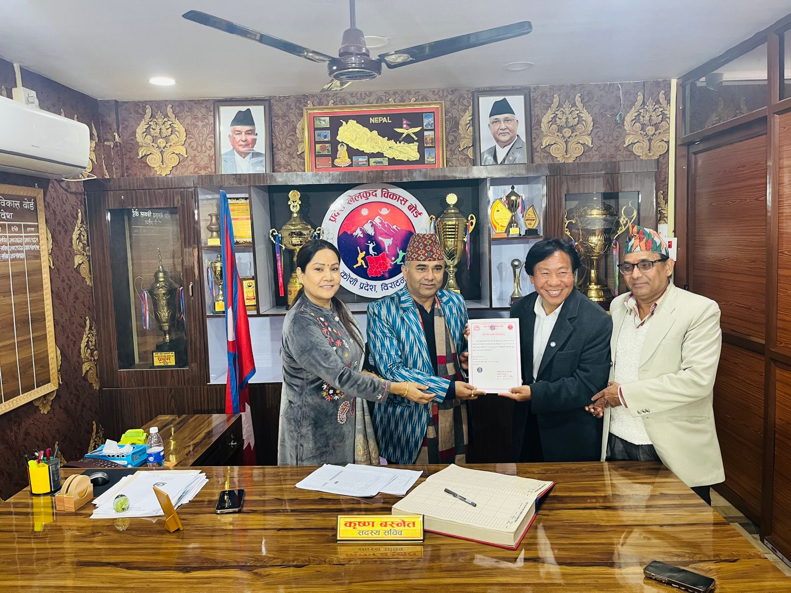प्रदेश खेलकुद बोर्डमा दर्ता हुने पहिलो संस्था बन्यो कोशी फुटबल संघ